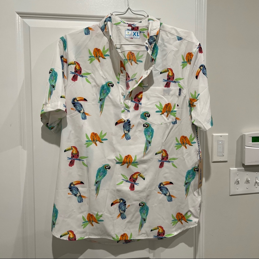 Chubbies dude where's macaw stretch popover XL